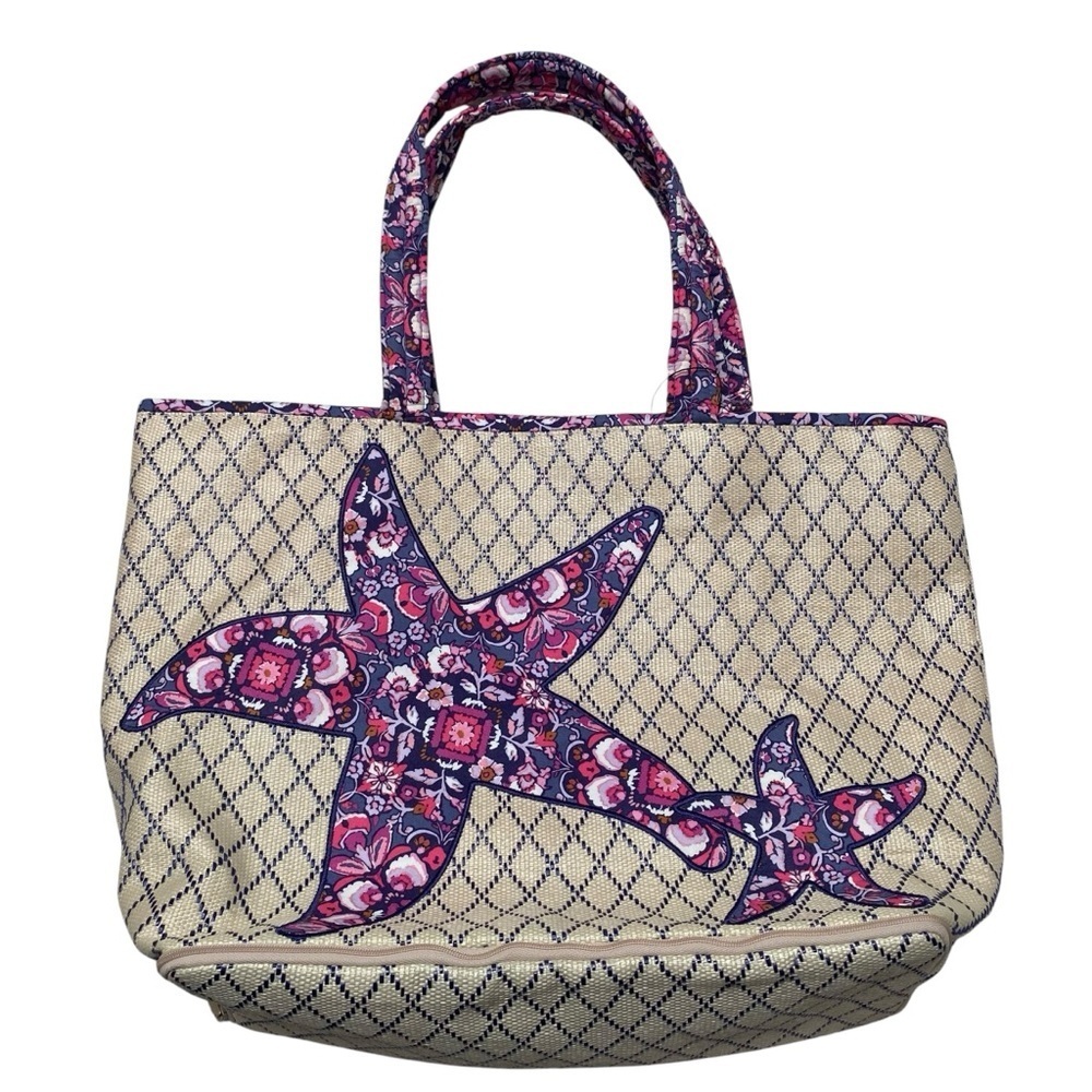 Vera Bradley NWT 3-Piece Beach Tote Travel Bag Crossbody Wristlet Set - Picture 2 of 16